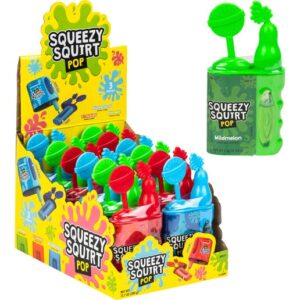 Koko's Squeezy Squirt Pop 3 Flavor Candy 1.06oz 12ct